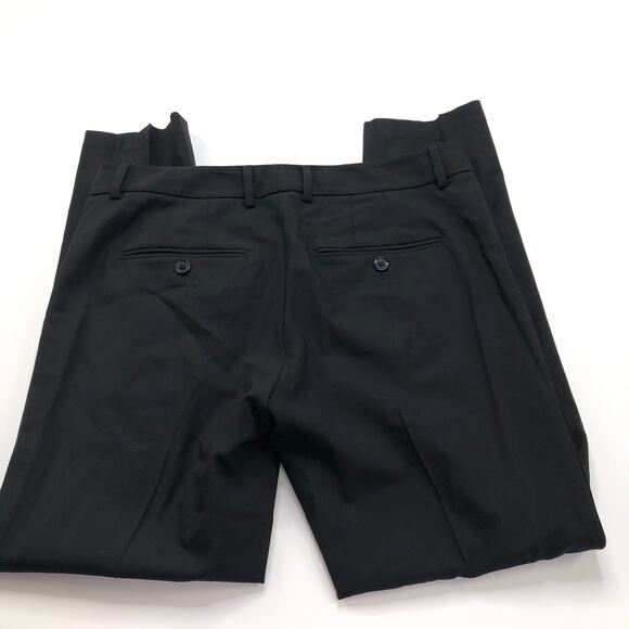 Vince Side Strapping Dress Pant 6 (Fit 33W 28L) Mid Rise VR556-20585 Black - Picture 1 of 12